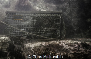Typical sight of the coast of New England.....Lobster pot... by Chris Miskavitch 